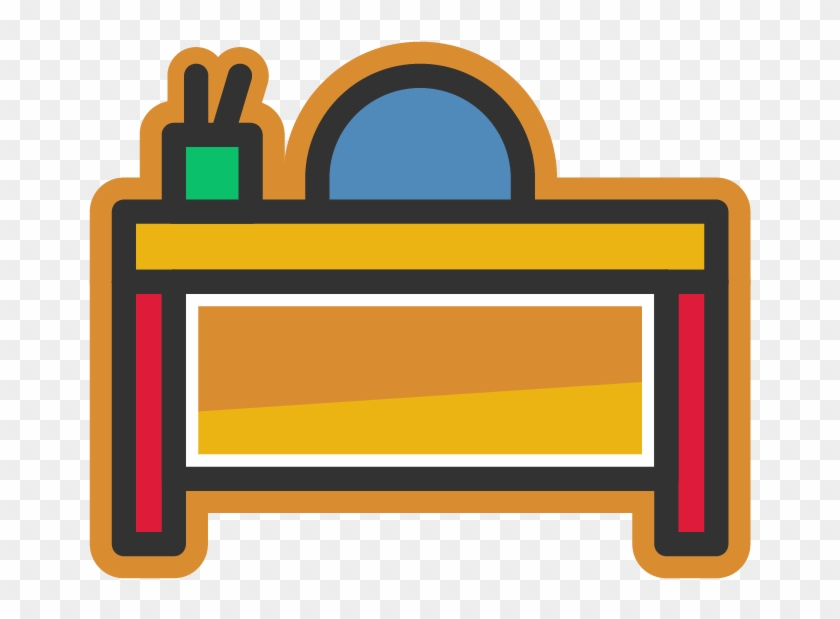 Cis Icon Teacher Desk Hd Png Download 663x539 5572778 Pngfind