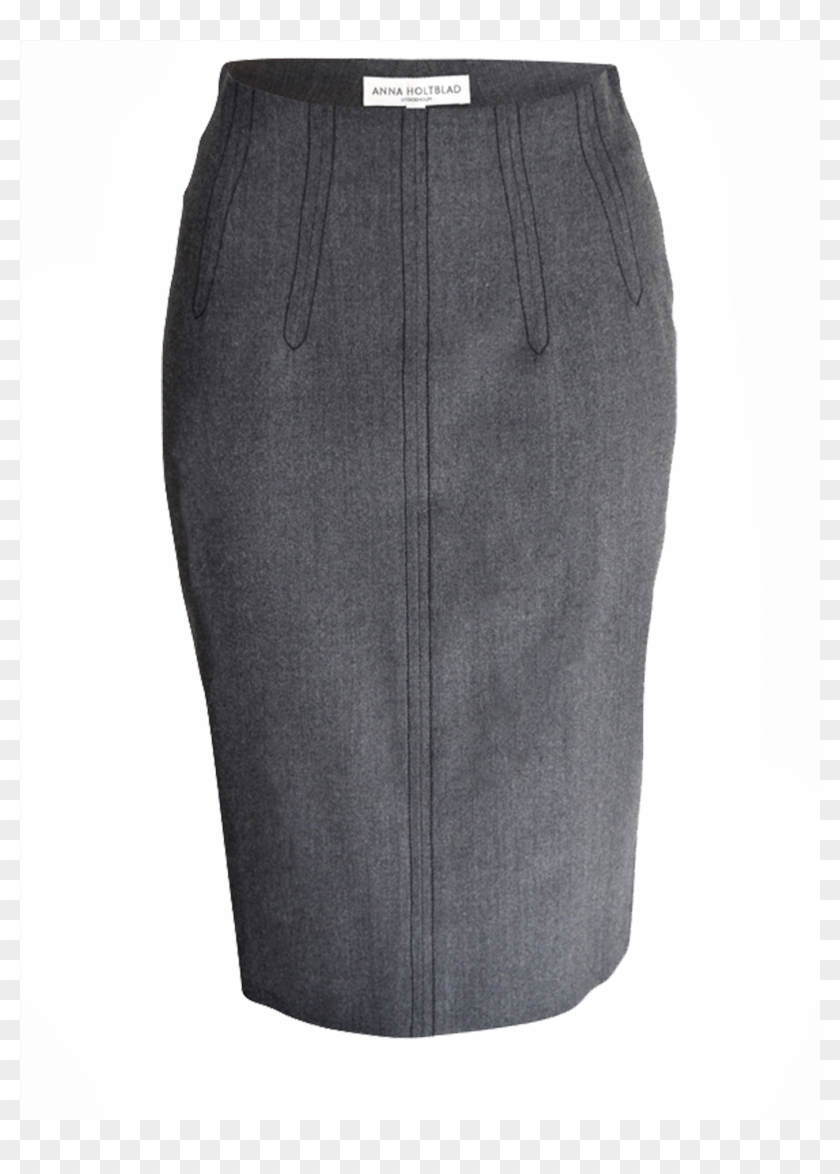 High Waisted White Pencil Skirt - Miniskirt, HD Png Download ...