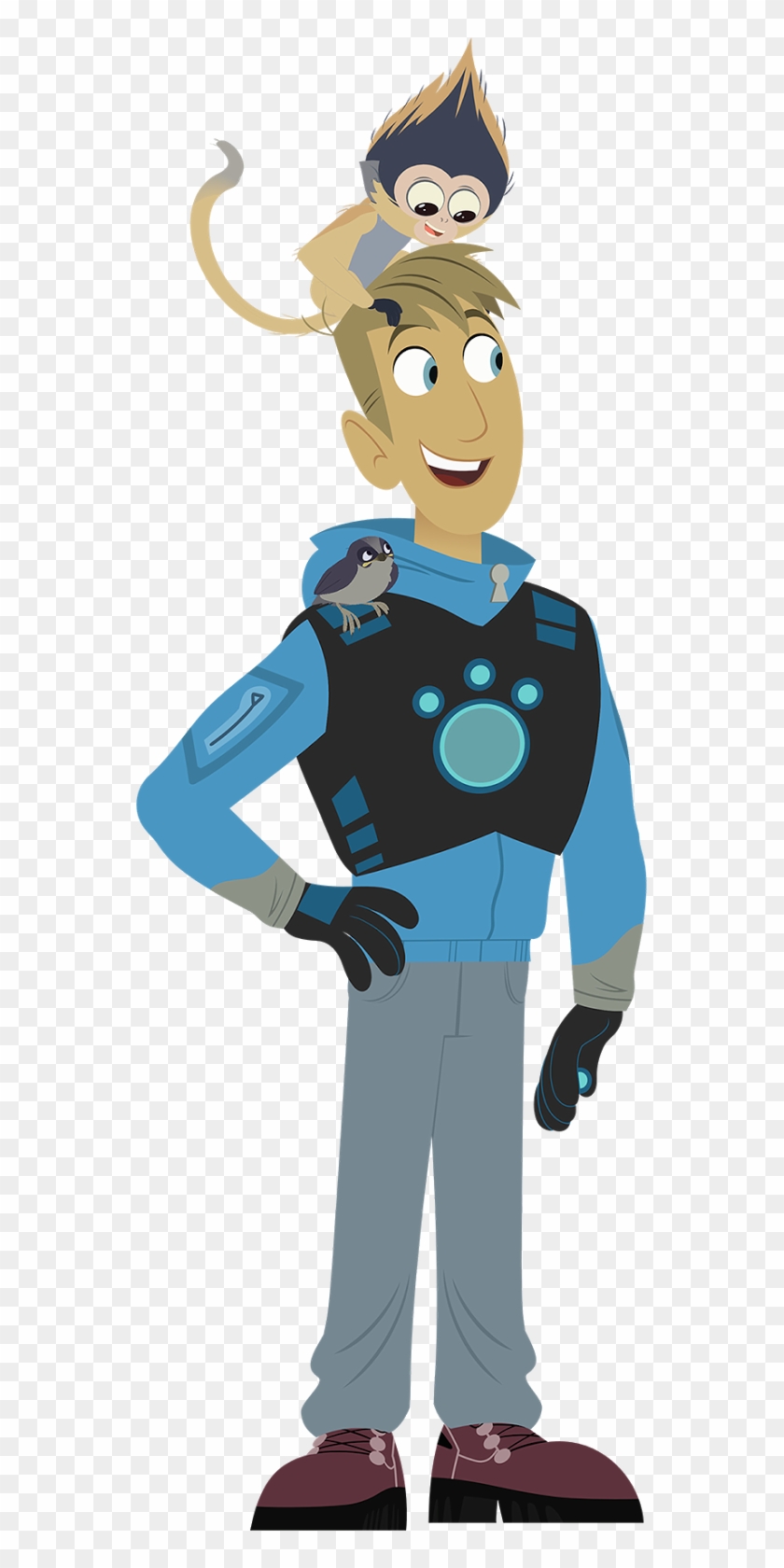 Wild Kratts - Irmãos Kratts Png, Transparent Png - 547x1600(#5596019