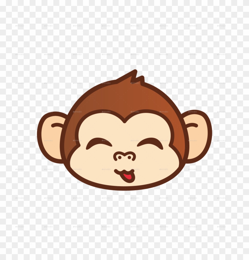 Cute Monkey Png Clip Freeuse Download - Cute Face Cartoon Monkey,  Transparent Png - 2469x2470(#561109) - PngFind