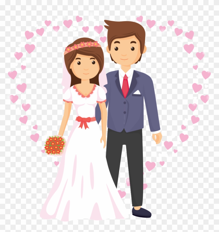 Wedding Anniversary Wish Hindi Whatsapp - Wedding Anniversary Images  Cartoon, HD Png Download - 897x906(#562232) - PngFind