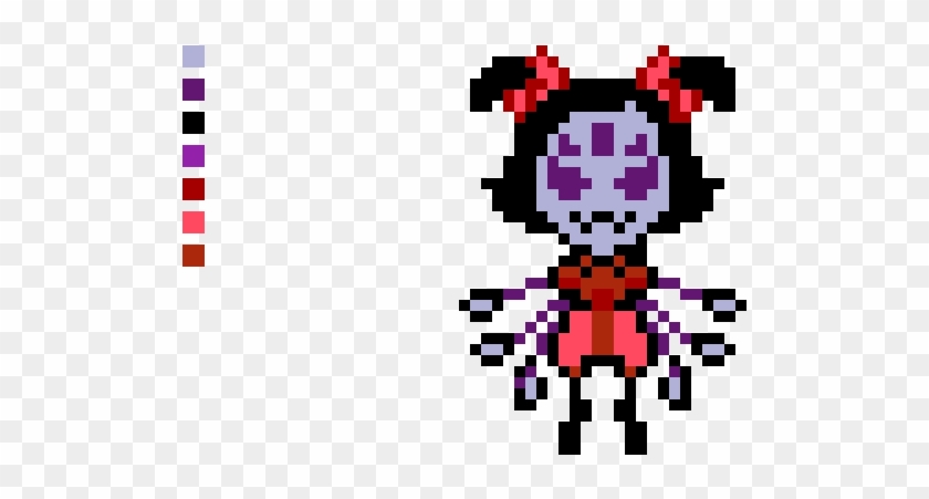 Undertale Sprite Muffet Undertale Muffet Pixel Art Hd Png Download 640x610 Pngfind