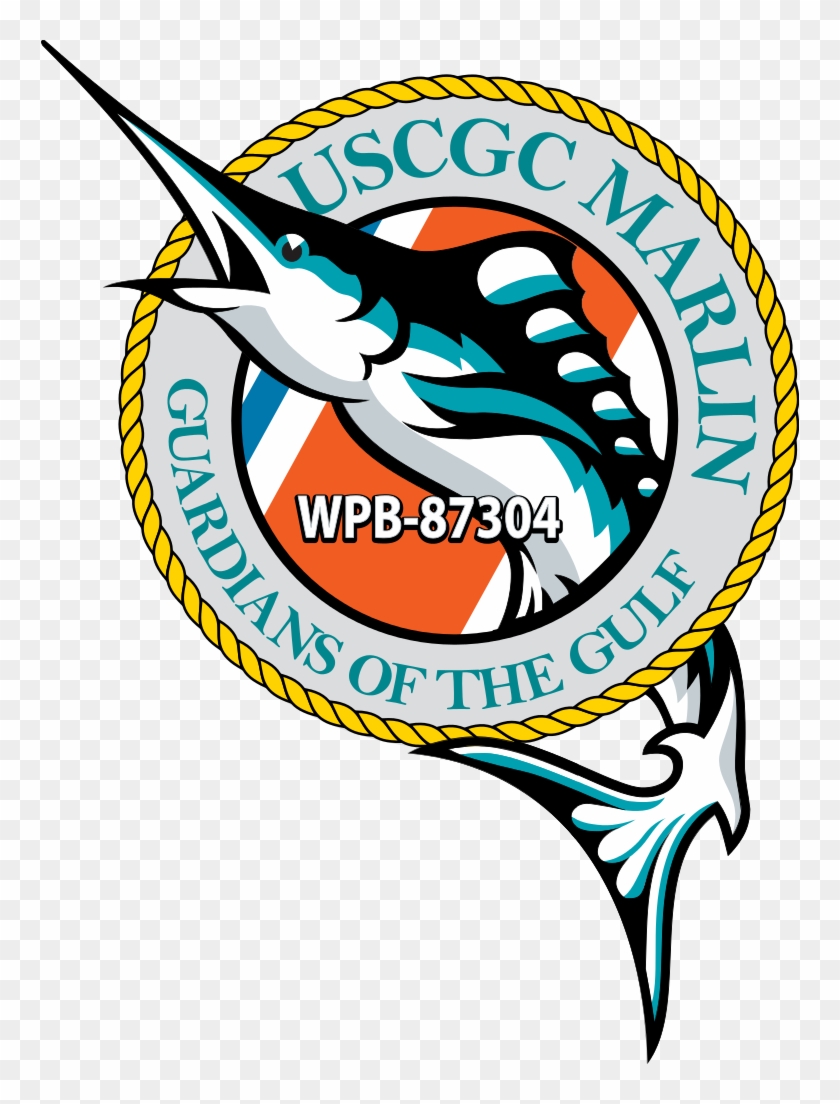 File - Uscgc Marlin - Svg - Florida Marlins Logo Png, Transparent Png - 758x1024(#5613917) - PngFind
