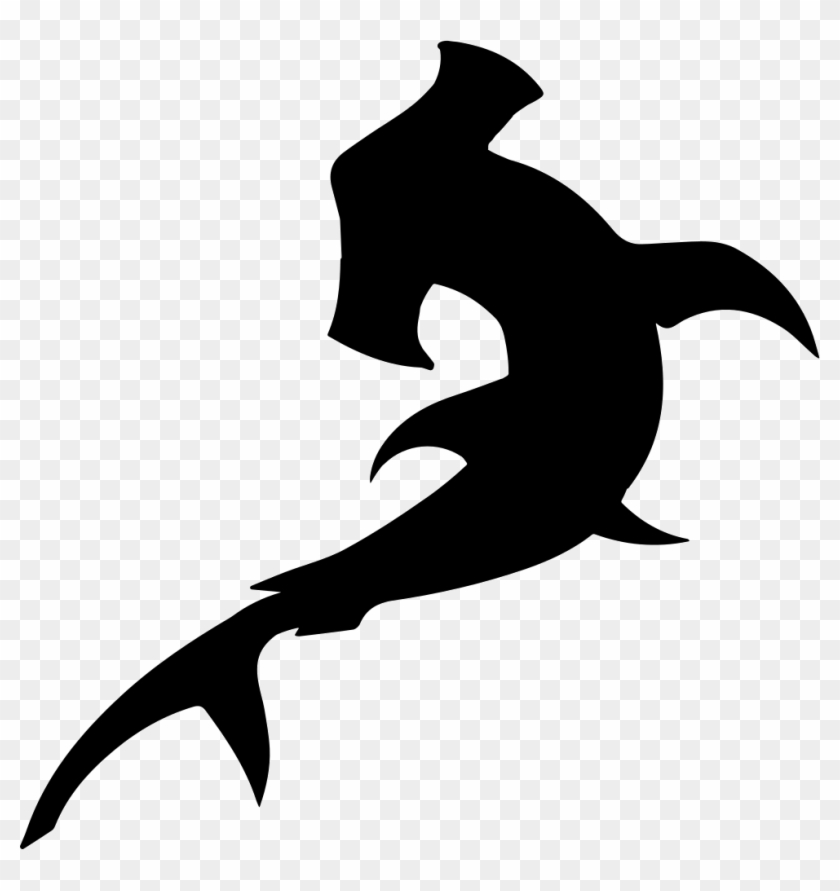 Download Hammerhead Fish Shape Silhouette Of A Hammerhead Shark Hd Png Download 981x994 5617618 Pngfind