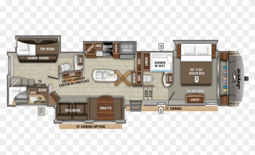 2020 Eagle 347bhok Floor Plan Img 2019 Jayco Eagle Fifth