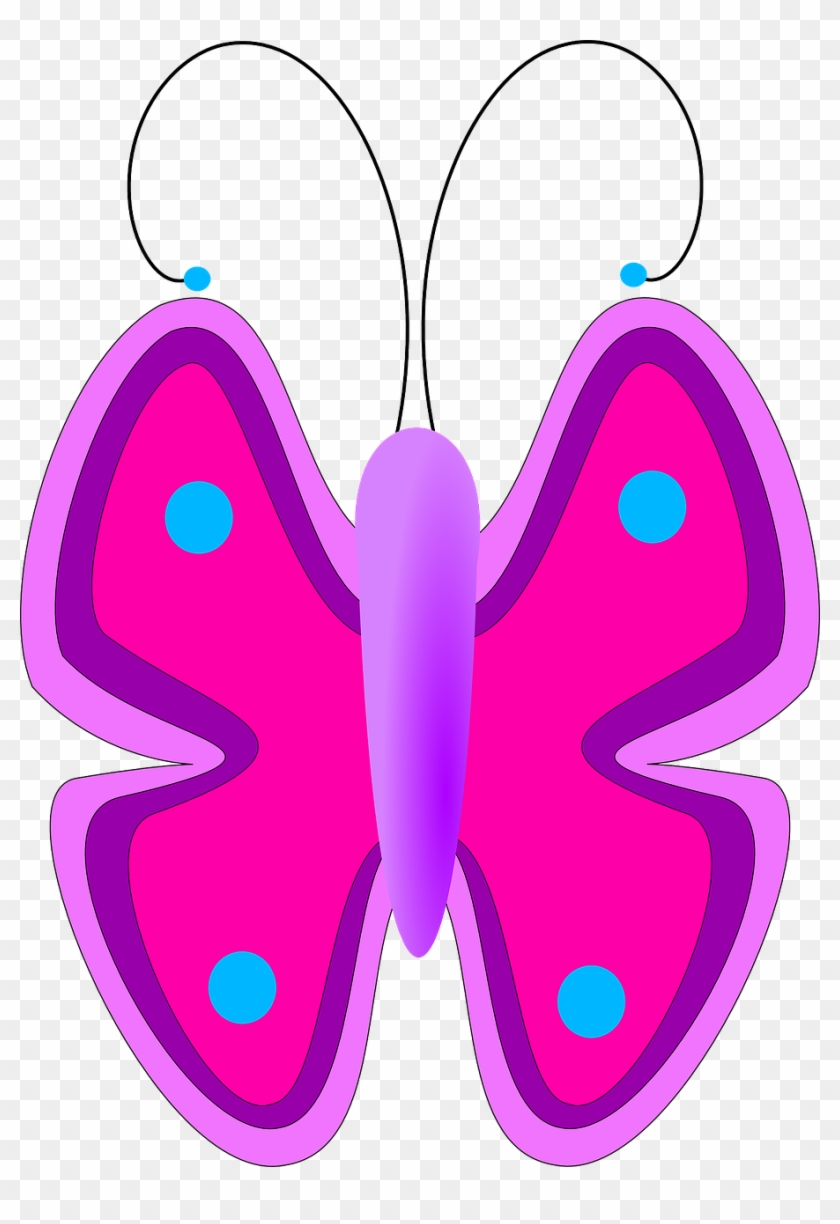 Pink And Purple Butterfly Clipart Png, Transparent Png - 908x1280(#5650136)  - PngFind