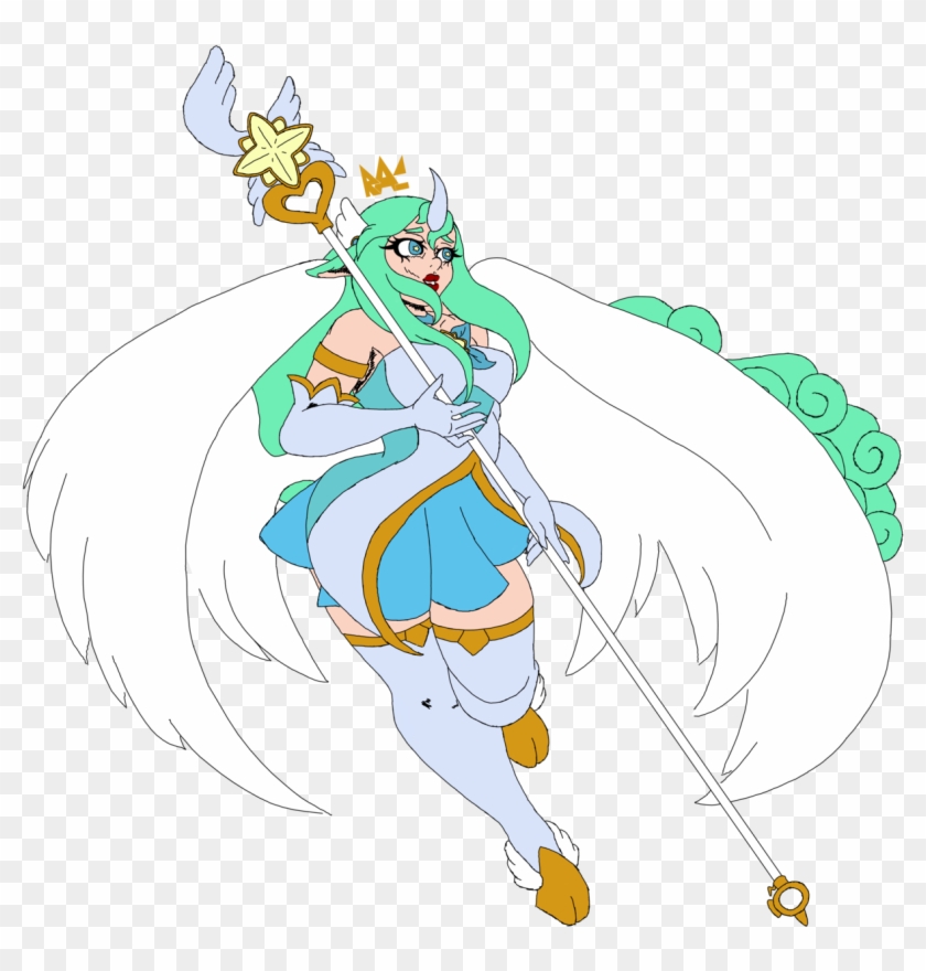 I Drew Star Guardian Soraka When That Skin First Cartoon Hd Png Download 1280x1280 Pngfind