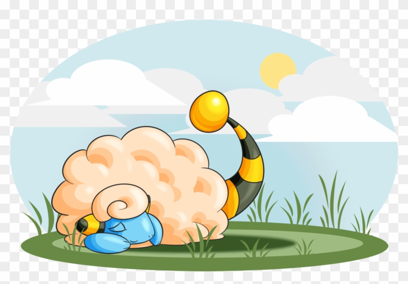 mareep sitting cutie