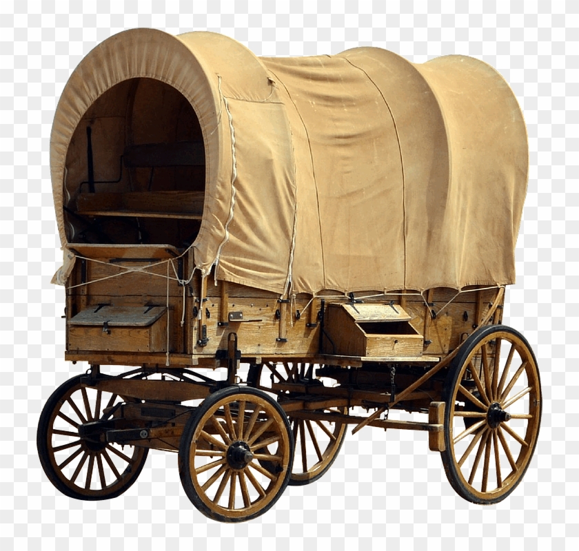 Covered Wagon Dare Plane Means Of Transport Spokes - Covered Wagon Png