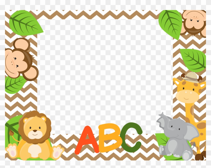 Safari Animals Manycam Borders For Online English Classroom - Download, HD  Png Download - 1200x900(#5684609) - PngFind
