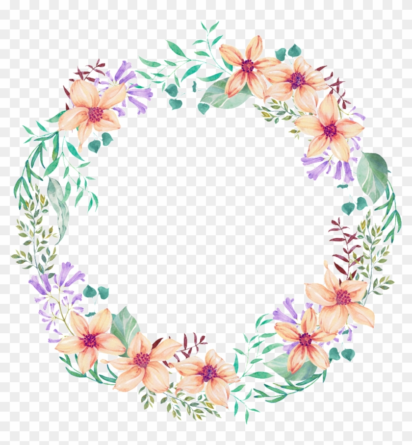 This Backgrounds Is Rich Flower Garland Cartoon Transparent - Cartoon Flowers  No Background, HD Png Download - 965x998(#5685224) - PngFind