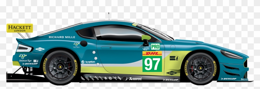 #97 - Wec Aston Martin 2019, HD Png Download - 1091x322(#5685573) - PngFind
