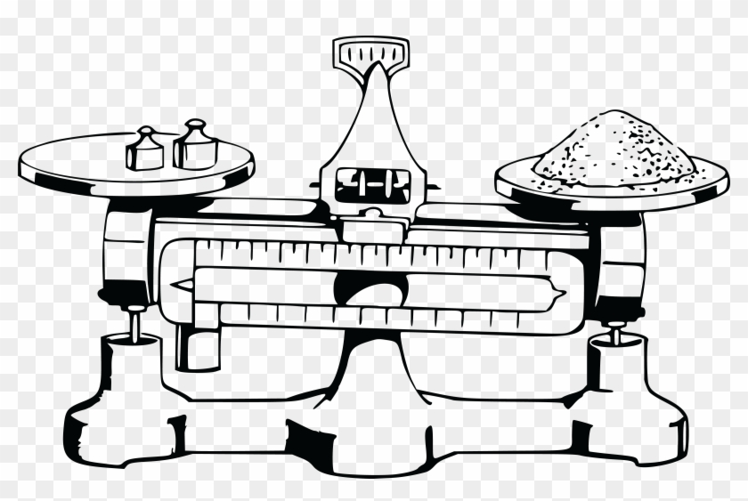 Free Clipart Of A Balanced Scale Triple Beam Scale Vector, HD Png