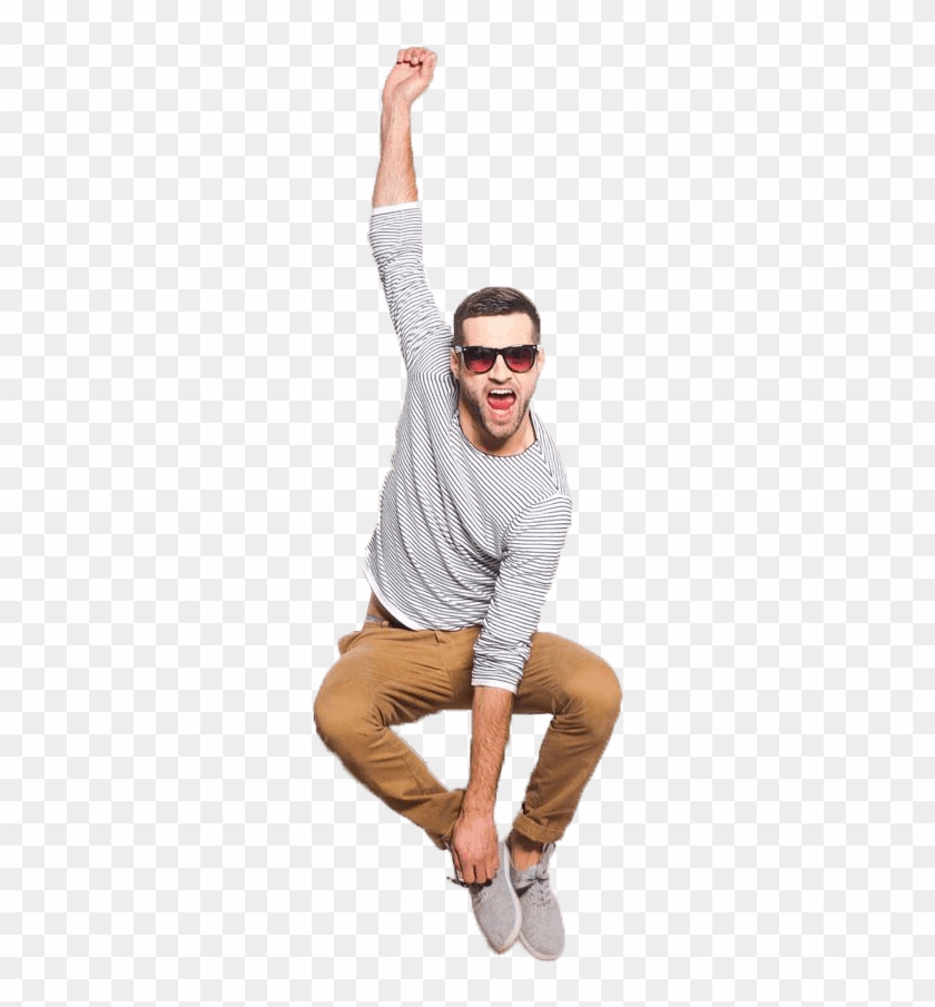 Man Jumping High - Happy Jumping Person Png, Transparent Png -  667x1000(#5690799) - PngFind
