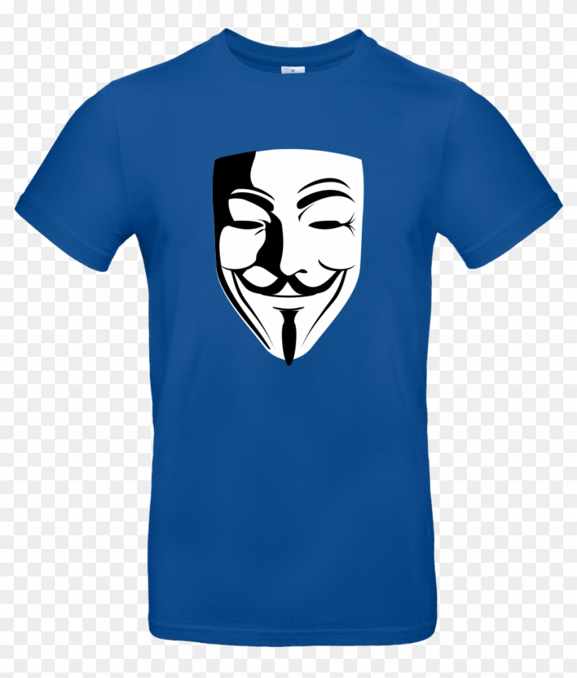 Guy Fawkes T-shirt B&c Exact, HD Png Download - 1044x1044(#5690921 ...