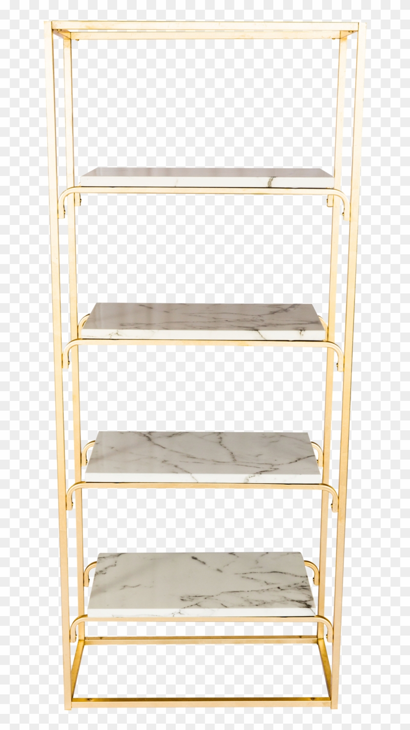Gold And Marble Bookshelves Png Download Shelf Transparent Png 664x1413 Pngfind