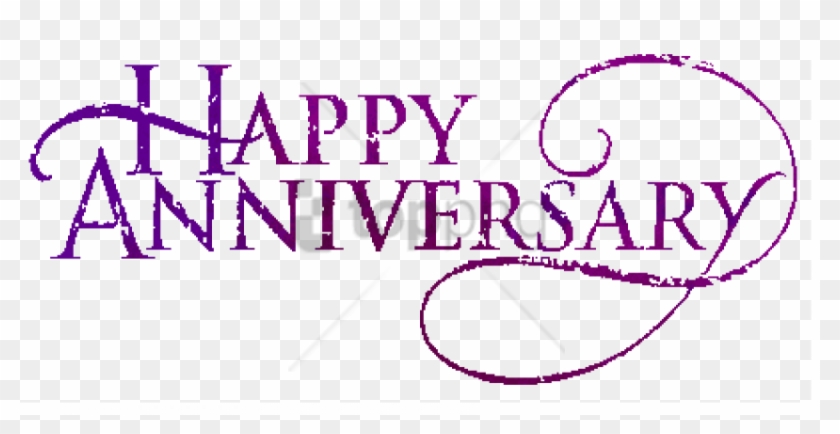 Anniversary Text Png Image With Transparent Background - Happy Work  Anniversary Clipart, Png Download - 850x399(#5697719) - PngFind