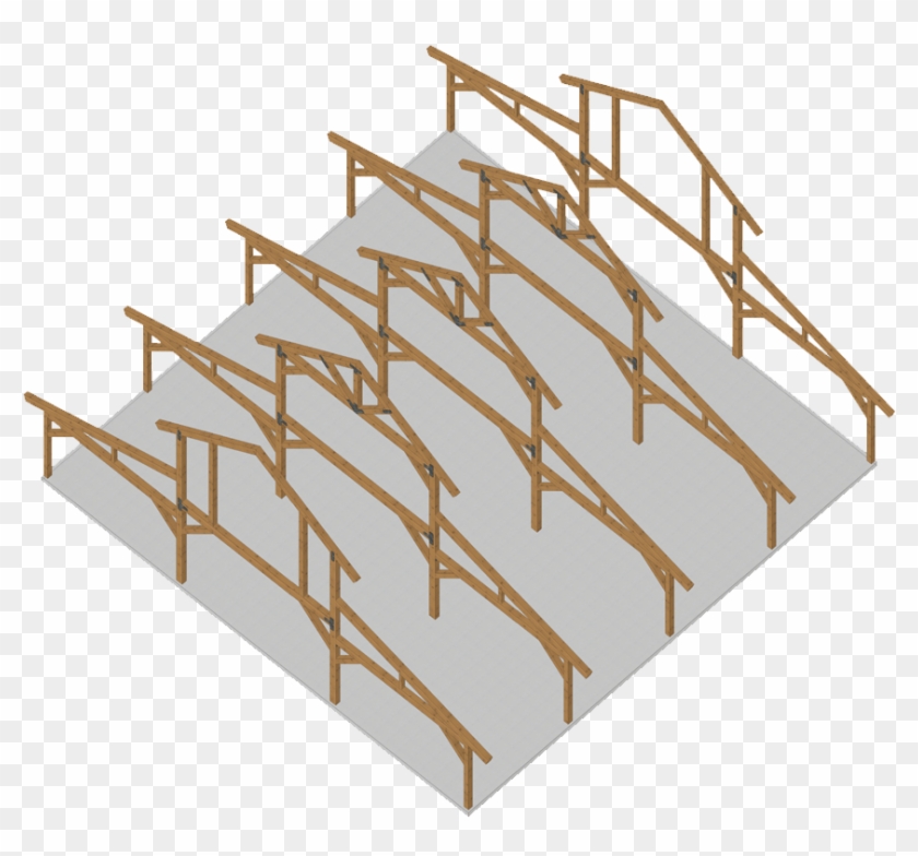 Example Of Great Plains Western Horse Barn Timber Frame Pole