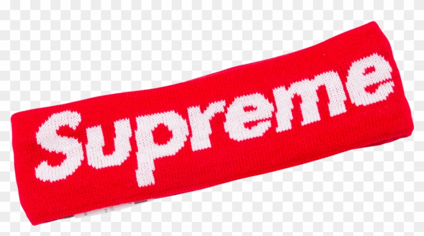 14 Fw Supreme Hypebeast Red Fleece Headband Png Download Label - logo transparent supreme png png download logo transparent supreme png roblox