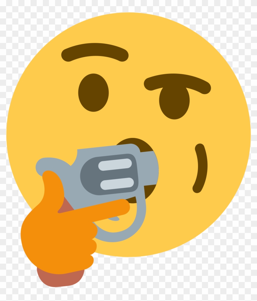 Kys Discord Emoji - Thinking Emoji Gun In Mouth, HD Png Download -  2048x2048(#576861) - PngFind
