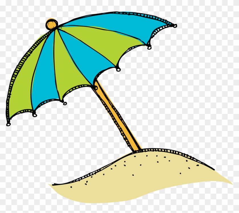 Beach Cartoon Images 2 Png Images Clipart - Sun Umbrella Clip Art,  Transparent Png - 1286x1085(#579892) - PngFind