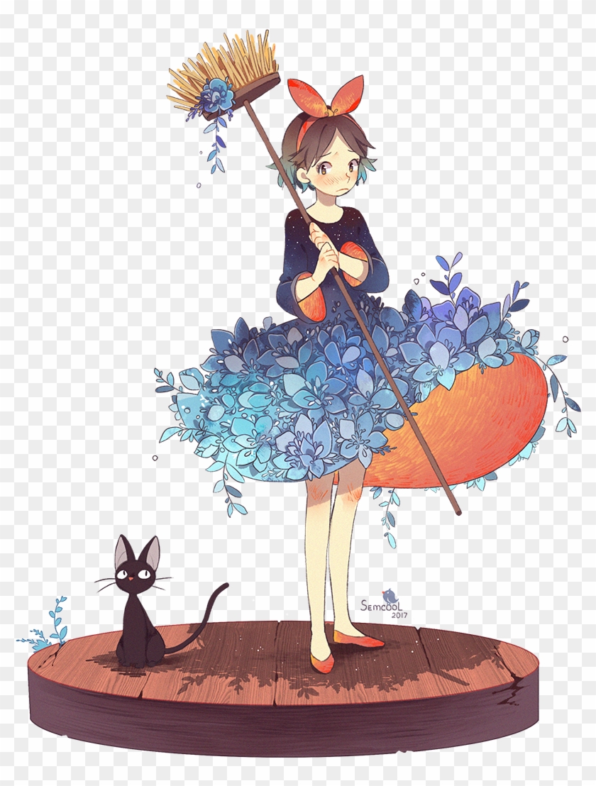 By Semcool Studio Ghibli Art, Studio Ghibli Movies, - Kiki's Delivery