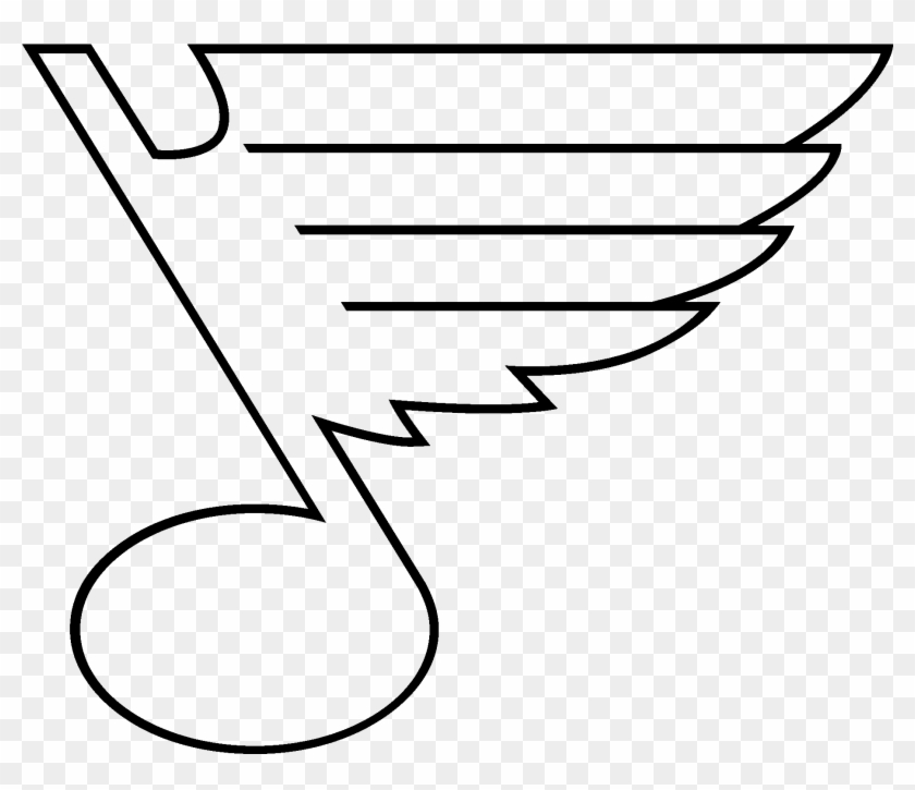 St Louis Blues Logo Clip Art St Louis Blues Logo Outline Hd Png Download 2000x1600 5728015 Pngfind