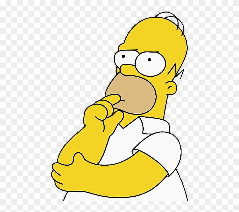 Pensando Png Homero Simpson Pensando Png Transparent Png 484x666 Pngfind