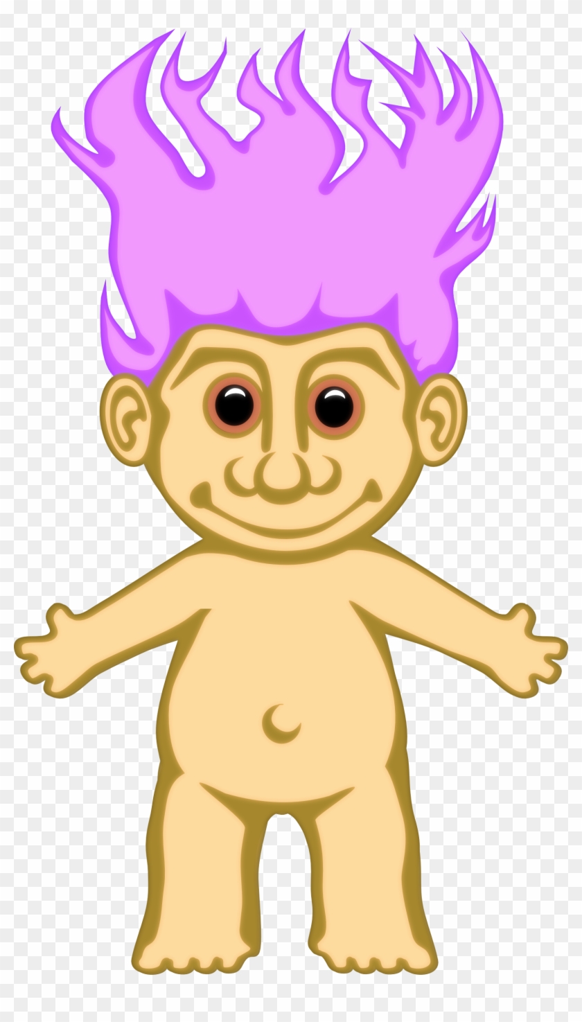 Purple Troll Doll Purple Troll Doll A Mohn Thing - Cartoon Troll Doll, HD  Png Download - 1648x2817(#5736318) - PngFind