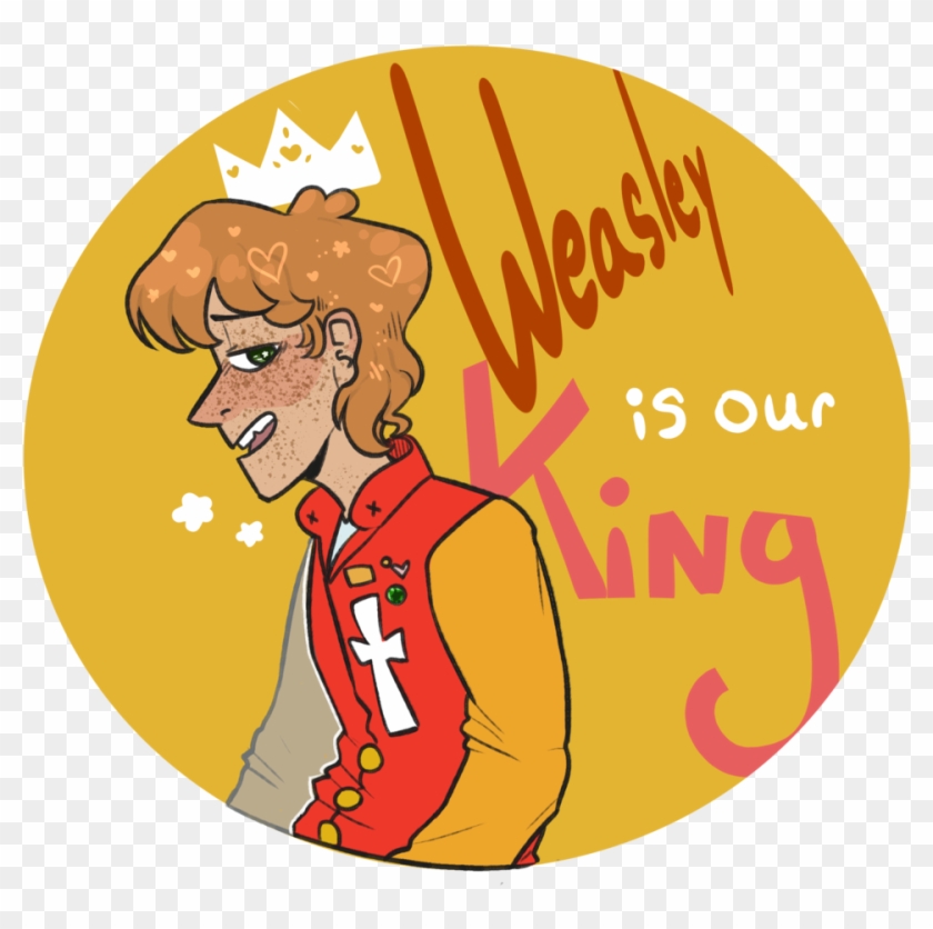 Ronald Weasley Our King - Cartoon, HD Png Download - 1280x1097(#5740301) -  PngFind