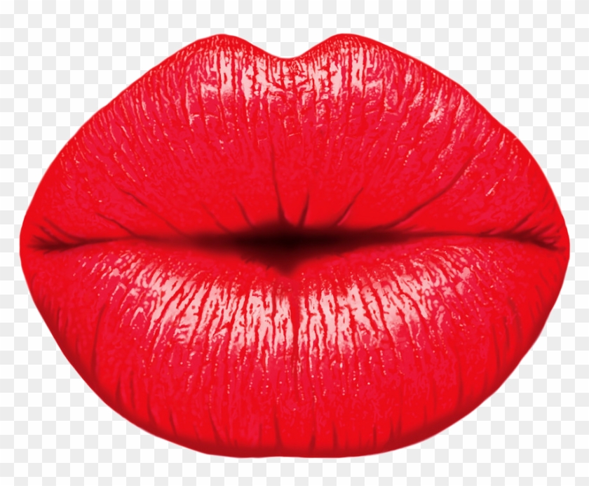 Red Lipstick Transparent Image - Red Lips Png, Png Download - 1000x1000