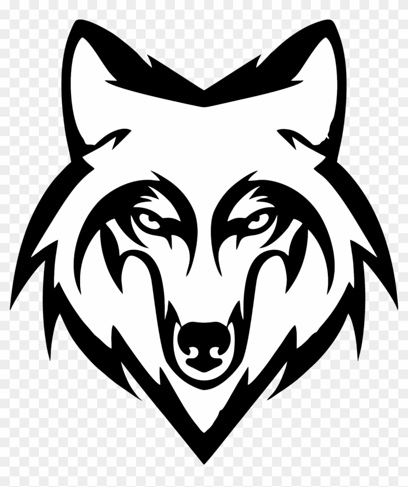 Vector Wolf Wolf Black And White Png Transparent Png 1396x1600 Pngfind