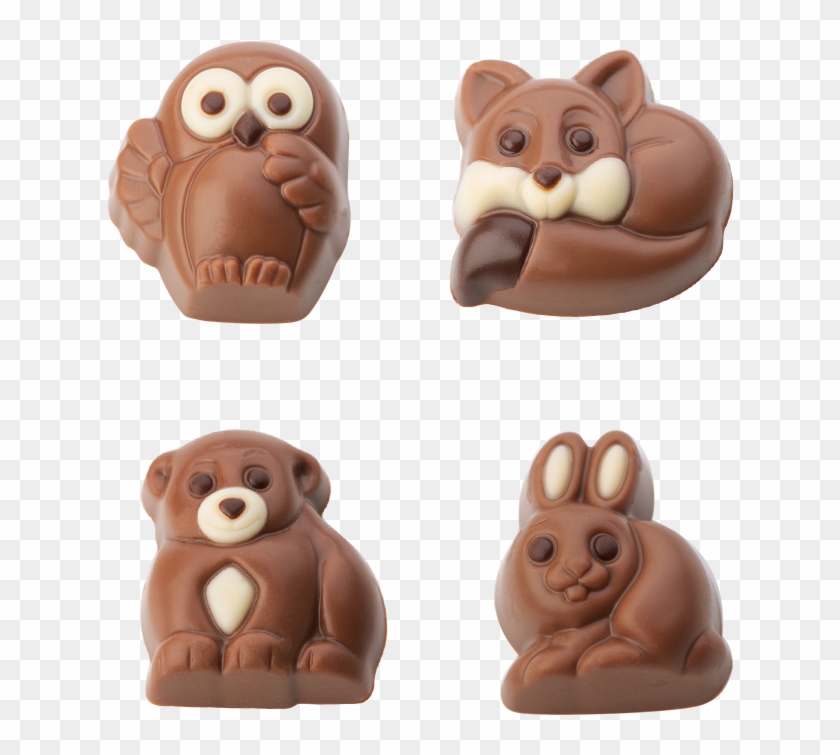 Pralines Forest Animals - Chocolate, HD Png Download - 800x898(#5758562