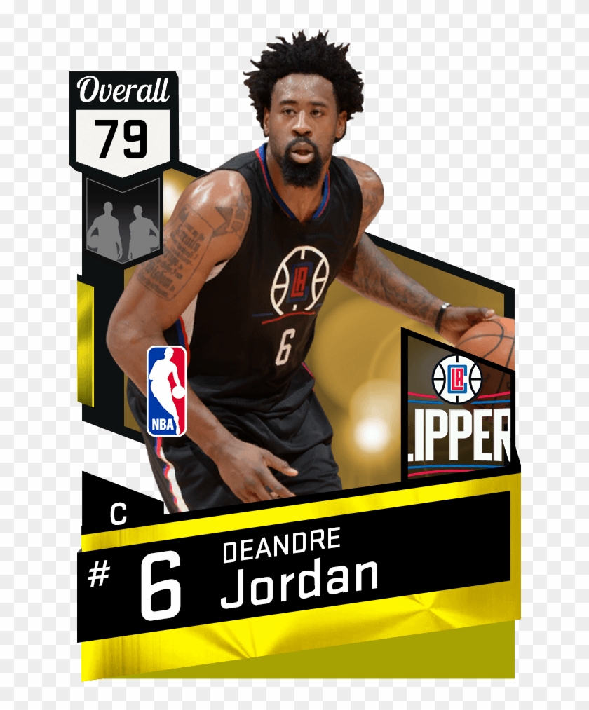 Deandre Jordan - Brook Lopez Nba 2k17, HD Png Download - 651x941(#5767307)  - PngFind