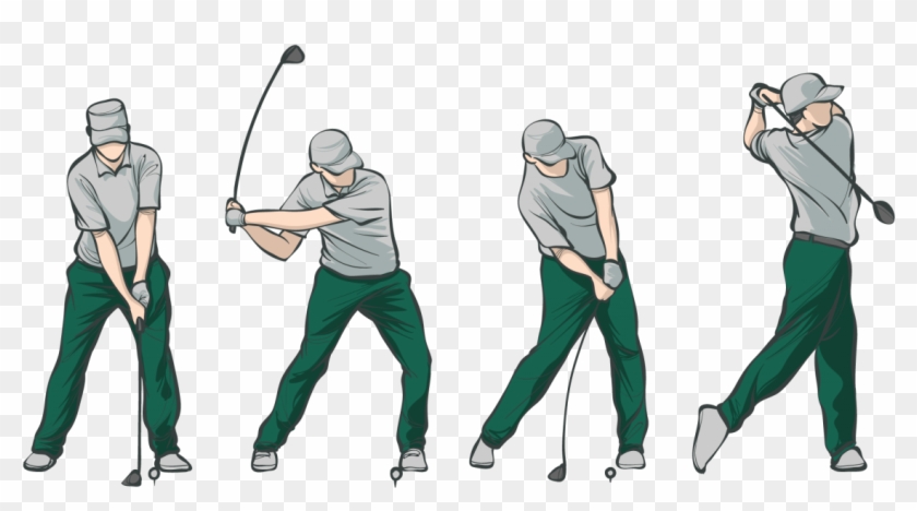 Because We Love The Game - Golf Swing Cartoon, HD Png Download -  1200x583(#5774214) - PngFind