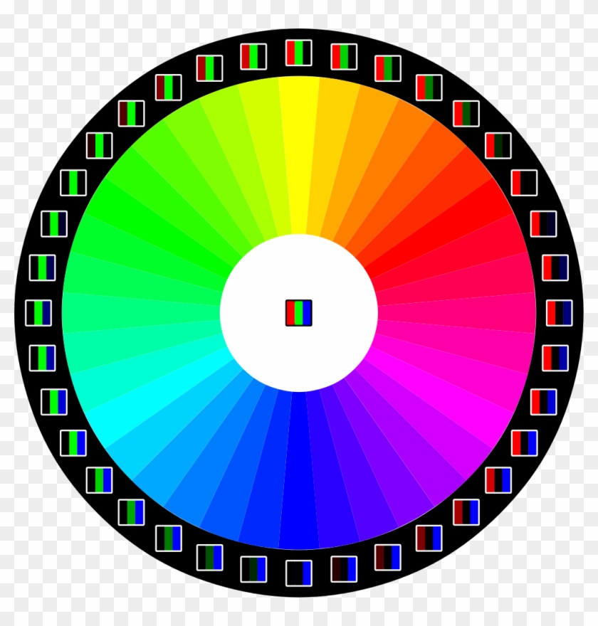 Rgb Color Wheel - 10 Bit Color Wheel, HD Png Download ...