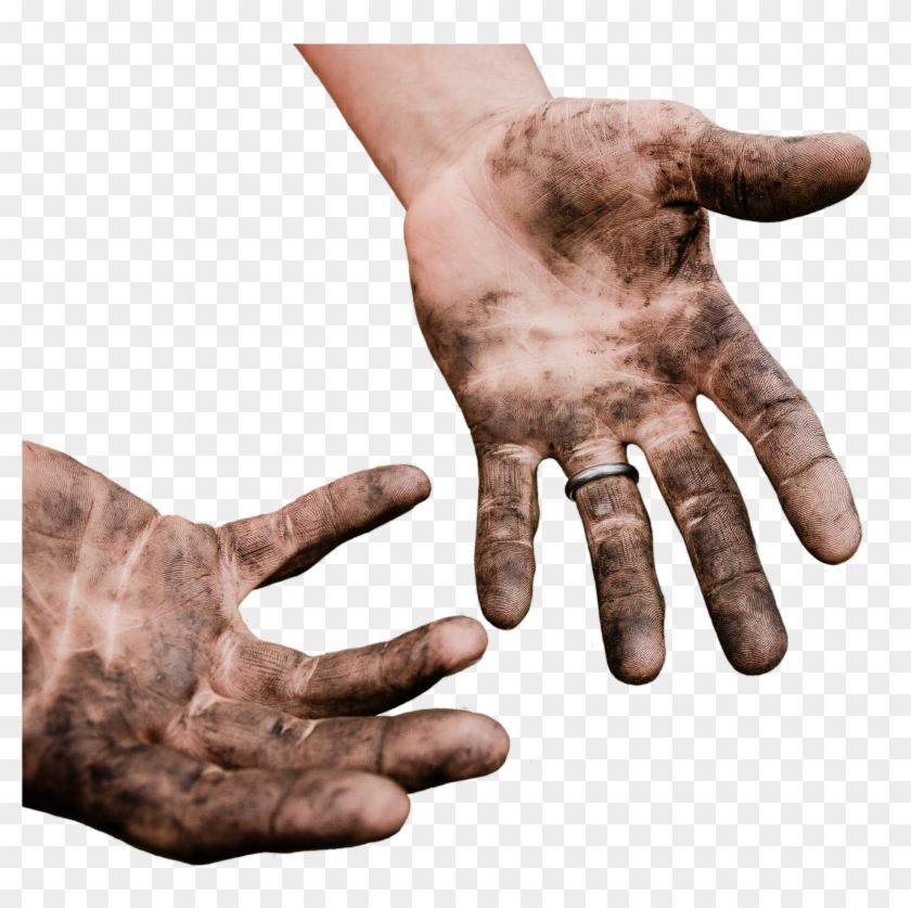 Hands, Dirty, Work, Dirt, Isolated, Exemption, Cropping - Ciste I Prljave  Ruke, HD Png Download - 788x720(#581844) - PngFind