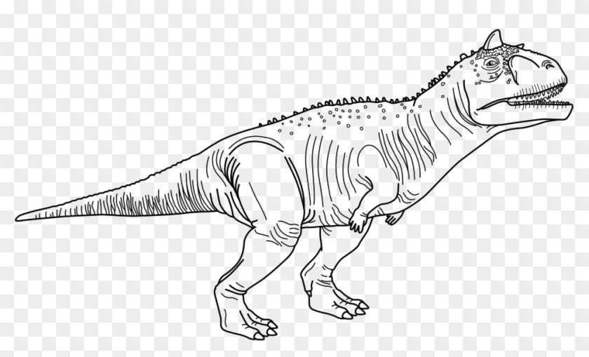Carnotaurus Dinosaur Coloring Pages Luxury Jurassic - Dinosaur Coloring