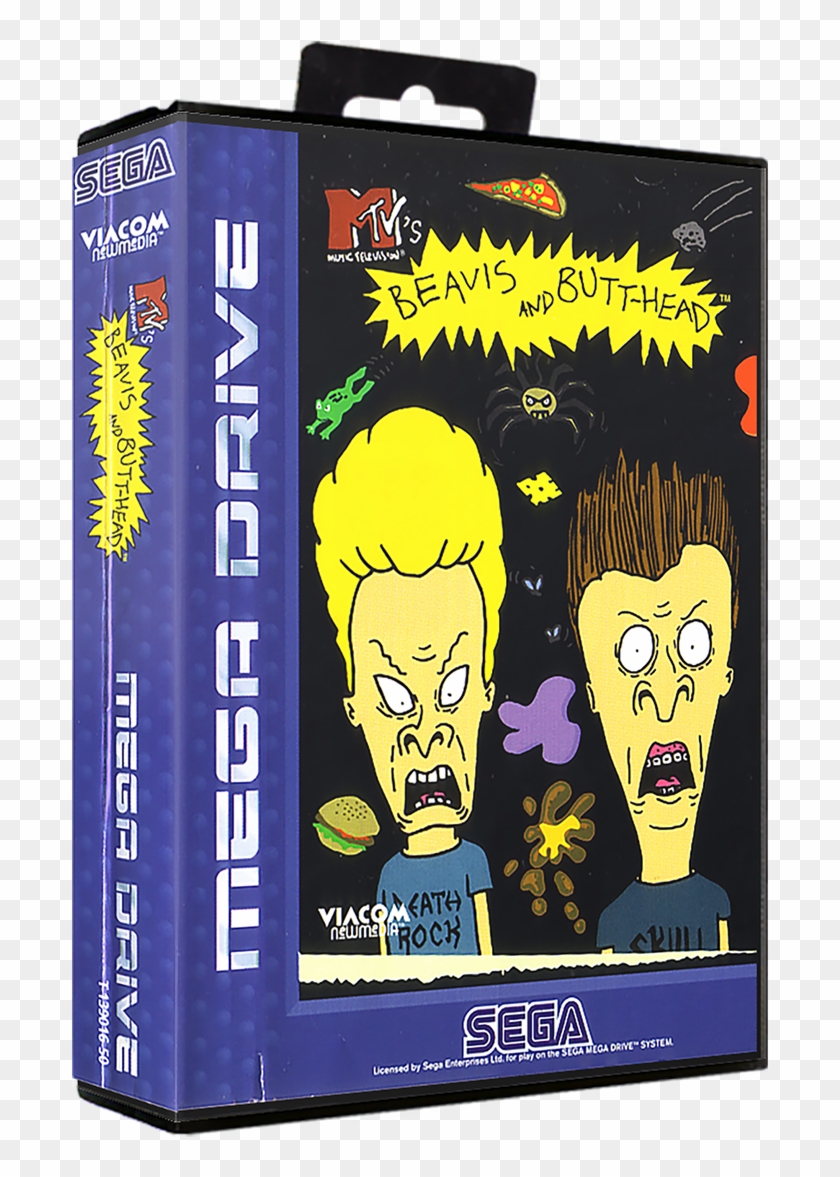 beavis-and-butt-head-beavis-and-butthead-sega-mega-drive-hd-png-download-697x1097-5806037