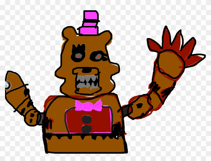 Nightmare Fredbear transparent background PNG cliparts free