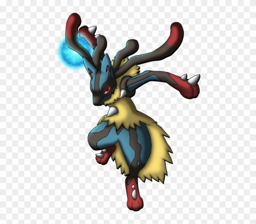 Transparent Lucario Png - Pokemon Mega Lucario Shiny, Png Download