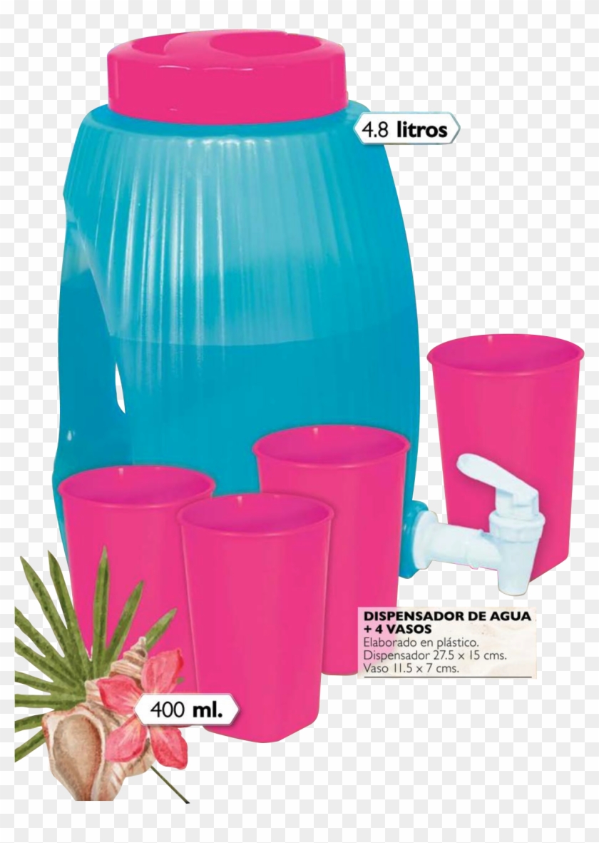 Kit Dispensador De Agua 4 Vasos, HD Png Download - 1279x1794(#5819142) -  PngFind