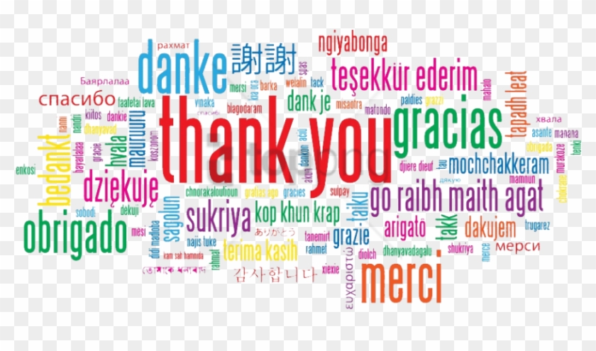 Free Png Thank You Languages Png Image With Transparent Great Big Thank You Png Download 850x424 Pngfind