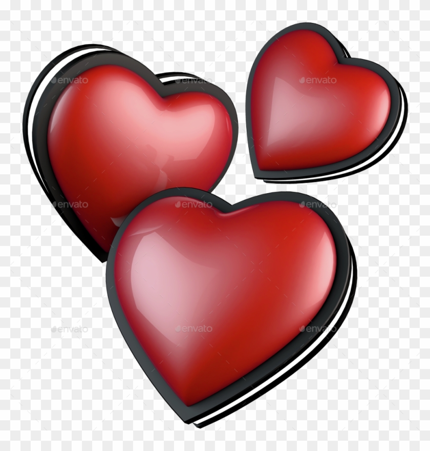 Png Image With Transparent Background - 3d Red Heart Transparent Background  Png, Png Download - 1000x1000(#5839160) - PngFind