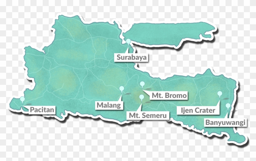 Pin It On Pinterest - East Java Map Png, Transparent Png - 800x527 ...