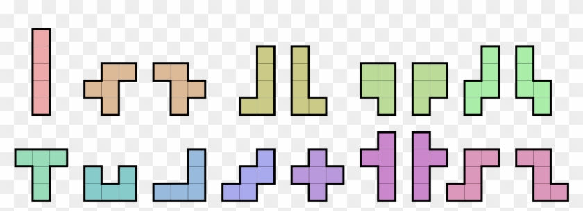 all tetris pieces