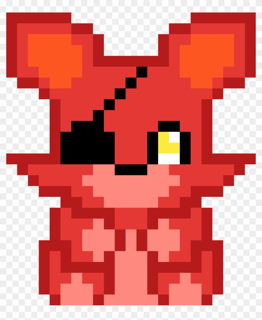 Pixel Art Grid Fox - Pixel Art Grid Gallery