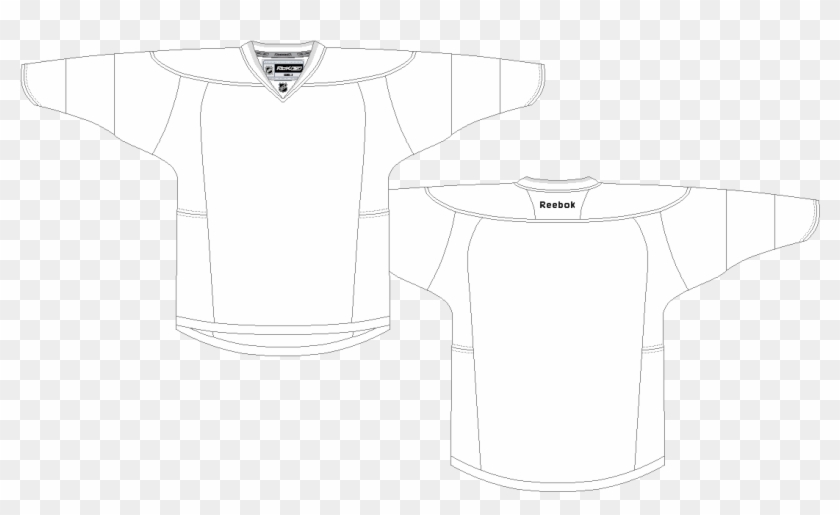 Vector Blank Hockey Jersey Template, HD Png Download , Transparent Png  Image - PNGitem