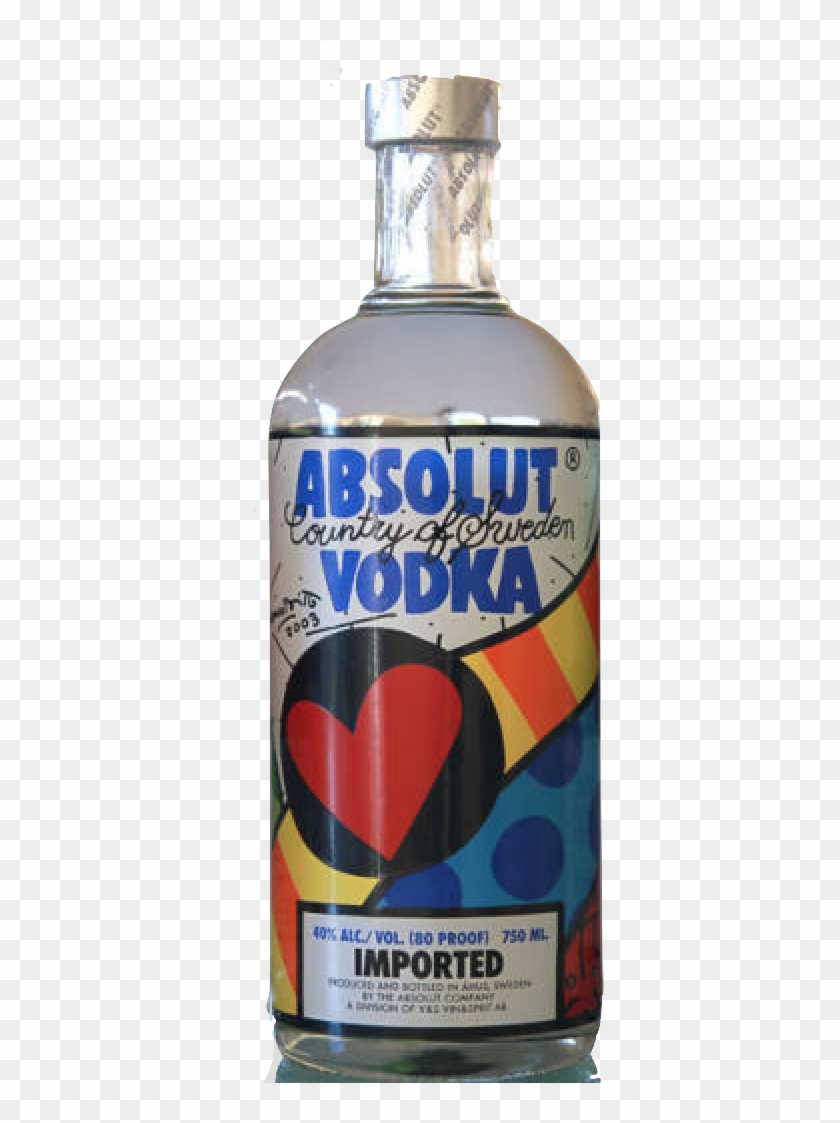 Absolut Vodka 2003 Romero Britto Absolut Vodka, HD Png