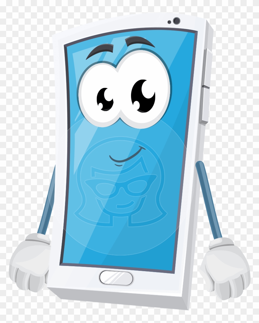 Cartoon Phone Png - Transparent Smartphone Cartoon Phone, Png Download -  786x967(#5885966) - PngFind